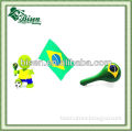 2014 Brazil World Cup football fan plastic maracas with horn